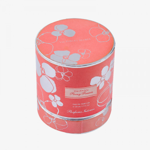 Round Shaped Perfume Box with Insert