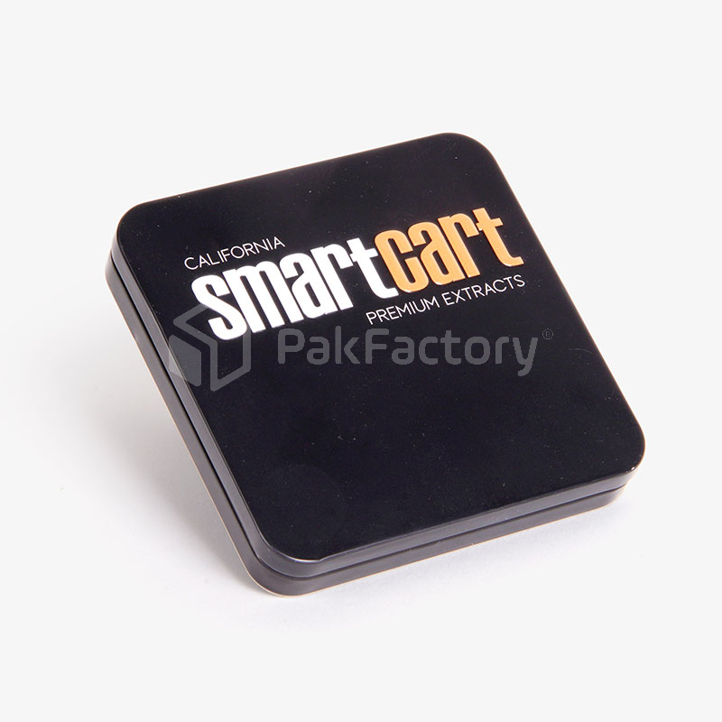 Square Hinged Tin Boxes