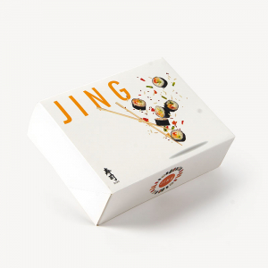 Custom Tamper Proof 6-Corner Take Out Box