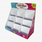 Blue and Pink Nine Pocket Card Display