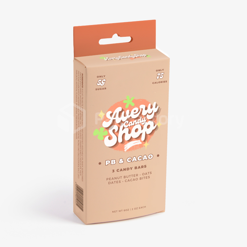 Custom Candy Bar Packaging Hanger Boxes