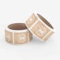 Custom Printed Kraft Paper Labels