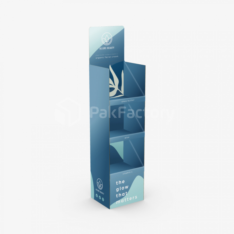 3 Tray Floor Display