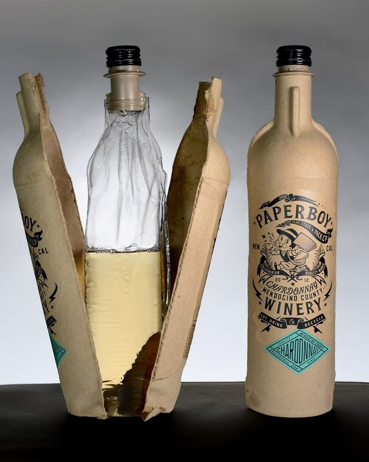 PaperBoy wine bottle